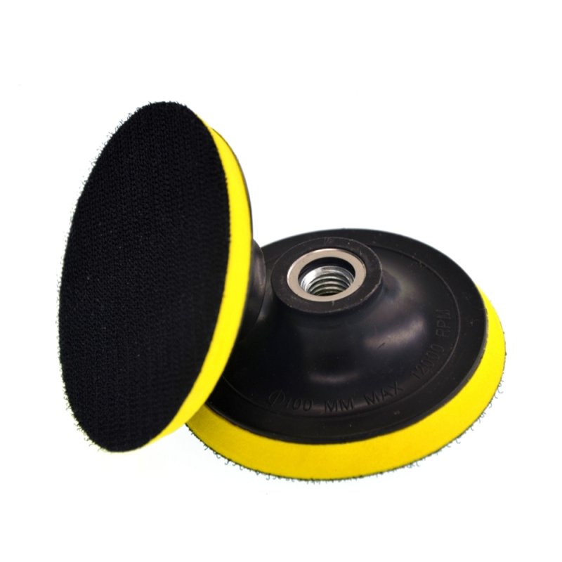 EU Wax Polishing Buffing Pad Backing Plate for Hooking Looping Grinding Machine&Flocking Sandpaper&Self-adhesive Wool Ball