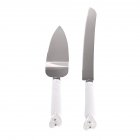 [EU Direct] Wedding heart - to - heart resin cake knife spatula