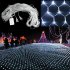  EU Direct  White 200 LED Net Mesh Decorative Fairy Lights Twinkle Lighting Christmas Wedding Party US  110 240V