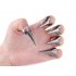  EU Direct  Wholesale 10pcs Hot Retro Punk Rock Gothic Talon Nail Finger Claw Spike Rings Main Color Vintage silver