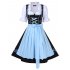  EU Direct  Women s Beer Festival Stylish Dress Suit Short Sleeve A Swing Holiday Party Dress for Oktoberfest