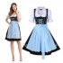  EU Direct  Women s Beer Festival Stylish Dress Suit Short Sleeve A Swing Holiday Party Dress for Oktoberfest