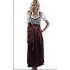  EU Direct  Women s German Traditional Oktoberfest Costumes Classic Dress Three Pieces Suit
