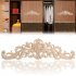  EU Direct  Wood Carved Long Applique Frame Corner Onlay Unpainted Furniture Home Door Decor  30   7   0 8cm