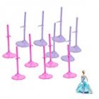 [EU Direct] Yiding 12pcs Toy Stand Model Support Frame Prop up dolls Pink&Purple