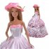  EU Direct  Yiding Pink Princess Wedding Outfit Party Clothes Chrismas Dress doll