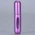  EU Direct  Zehui Mini Refillable Perfume Atomizer Bottle for Travel Spray Scent Pump Case 5ml Empty Purple