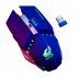  Ergonomic Wireless Mouse 2 4G 2400DPI Optical Gaming Mouse for Laptop Computer  white