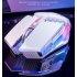  Ergonomic Wireless Mouse 2 4G 2400DPI Optical Gaming Mouse for Laptop Computer  white