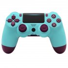 For PS4/Slim Controller Bluetooth 4.0 Mobile Gamepad with Light Bar Fruit blue