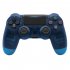  For PS4 Slim Controller Bluetooth 4 0 Mobile Gamepad with Light Bar Transparent Blue