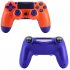  For PS4 Slim Controller Bluetooth 4 0 Mobile Gamepad with Light Bar Transparent red