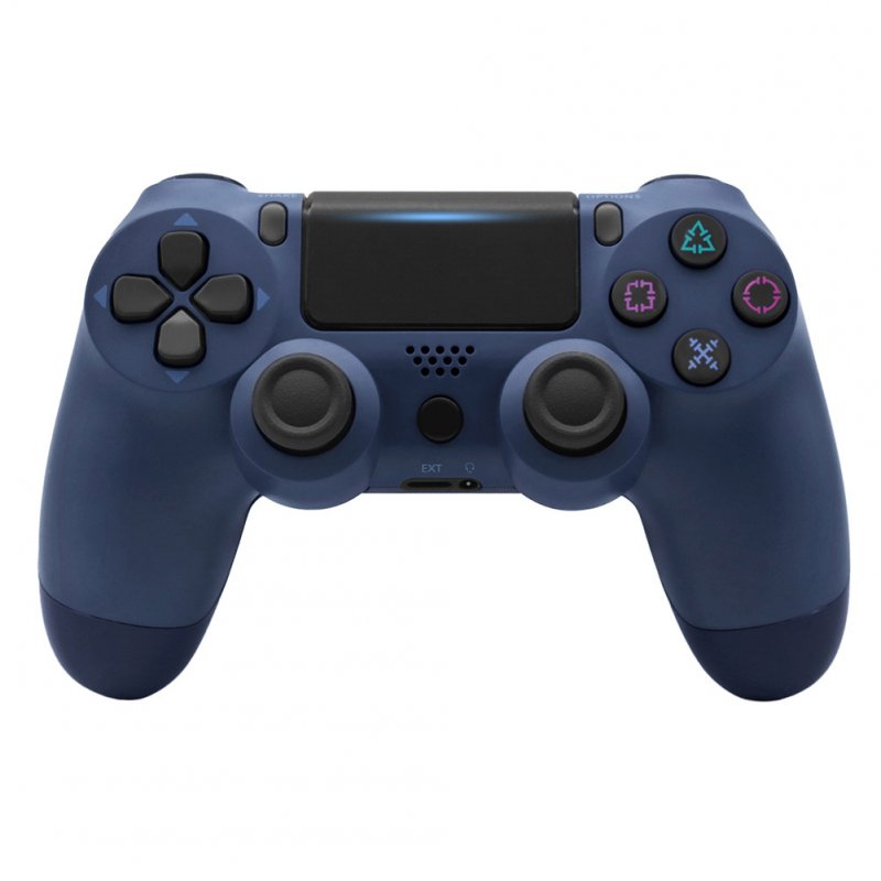 For PS4/Slim Controller Bluetooth 4.0 Mobile Gamepad with Light Bar Midnight blue