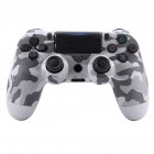 For PS4/Slim Controller Bluetooth 4.0 Mobile Gamepad with Light Bar Gray camouflage
