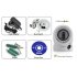  IP Camera with Pan Tilt Zoom  motion detection  and audio recording on top of great quality video   watch and record from the comfort of your computer