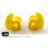  Indonesia Direct  1 Pair Environmental Silicone Spiral Waterproof Dust Proof Earplugs in Box Water Sports Swimming Accessories Black