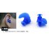  Indonesia Direct  1 Pair Environmental Silicone Spiral Waterproof Dust Proof Earplugs in Box Water Sports Swimming Accessories Blue