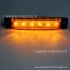  Indonesia Direct  10 PCS 6LED pc AUTO Signal Indicator Side Marker Lamp Rear Lights Clearance Tail Lights for Bus Truck Van Caravan RV Lorry 24V green