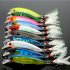  Indonesia Direct  10Pcs Minnow Fishing Lures Set 9cm 8g Artificial Hard Bait with Feather Dual Fishhook Swimbait