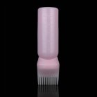 ID 120ml Professional Hair Colouring Comb Empty Hair Dye Bottle with Applicator Brush Salon Hair Coloring Styling Tool pink