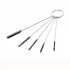  Indonesia Direct  15 Pcs set Nylon Brushes Set for Drinking Straws   Glasses   Keyboards   Jewelry Cleaning Brushes Clean Tools black 15PCS SET