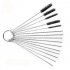  Indonesia Direct  15 Pcs set Nylon Brushes Set for Drinking Straws   Glasses   Keyboards   Jewelry Cleaning Brushes Clean Tools black 15PCS SET