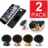  Indonesia Direct  2 Pcs Universal 360 Degree Magnetic Car Mount Dashboard Holder for Cell Phone  black