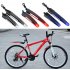  Indonesia Direct  2 Pcs Bicycle Cycling Front and Rear Mud Mountain Bike Tire Fenders Guards Mud Set Red