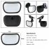  Indonesia Direct  2 in 1 Mini Safety Car Back Seat Baby View Mirror Adjustable Baby Rear Convex Mirror  black