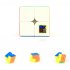  Indonesia Direct  2x2 Matte Surface Puzzle Cube Intellectual Development Smart Cube as Relief Anxiety Stress Toy Fluorescent 6 colors