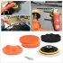  Indonesia Direct  3 4 5in Car Polisher Pads  Sponge Polishing Buffer Pad Set with M10 Drill Adapter and Sucker   7pcs 4
