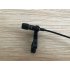  Indonesia Direct  3 5mm Jack Microphone Tie Clip on Lapel Mikrofon Microfono Mic for Mobile Phone black White PE bag packaging