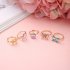  Indonesia Direct  36pcs set Korean Style Alloy Cartoon Children Ring