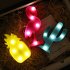  Indonesia Direct  3D Cartoon Pineapple Flamingo Cactus Modeling Night Light LED Lamp Home Office Decoration Gift pineapple