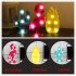  Indonesia Direct  3D Cartoon Pineapple Flamingo Cactus Modeling Night Light LED Lamp Home Office Decoration Gift pineapple