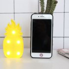[Indonesia Direct] 3D Cartoon Pineapple/Flamingo/Cactus Modeling Night Light LED Lamp Home Office Decoration Gift pineapple