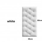 ID 3D Foam Waterproof Self Adhesive Wallpaper for Living Room Bedroom Kids Room Nursery Home Decor white