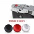  Indonesia Direct  3pcs set Aluminium Alloy Camera Shutter Release Button for X100 X10 XPRO1 XE1 Black red silver 3PCS