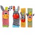  Indonesia Direct  4 x Newest Wrist Rattles Hands Foots finders Baby Infant Soft Toy Developmental by lanlan