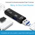  Indonesia Direct  5 in 1 USB 2 0 Type C   USB   Micro USB SD TF Memory Card Reader OTG Adapter black
