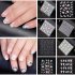  Indonesia Direct  50 Sheets Fashion Chic Colorful Nail Art 3D Stickers Manicure Decal Decorations  50 Mixed style  15 white  15 black  20 color 