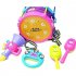  Indonesia Direct  5pcs set Children Jazz Drum Set Educational Instruments Toy