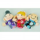[Indonesia Direct] 6 x Finger Puppets. Happy Family Member Figure Puppet Set. Toddlers and Preschoolers` Favorite