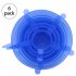  Indonesia Direct  6Pcs Kitchen Reusable  Silicone Stretch Seal Lid Preservation Vacuum Food Storage Bowl Cover