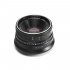  Indonesia Direct  7 artisans 25mm F1 8 Manual Focus Prime Fixed Lens for Cameras Black Macro 4 3 interface