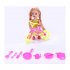  Indonesia Direct  98PCS Set Accessories Set Shoes Bag Mirror Hanger Comb Necklace dolls Toys Kids Gift