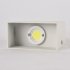  Indonesia Direct  Adjustable 6W LED Wall Lamp AC85 265V COB Waterproof Aluminum Cube Outdoor Porch Wall Light  warm light