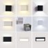  Indonesia Direct  Adjustable 6W LED Wall Lamp AC85 265V COB Waterproof Aluminum Cube Outdoor Porch Wall Light  warm light