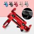  Indonesia Direct  Aluminum Motorcycle Bike Bicycle MTB Handlebar Cell Phone GPS Holder Mount red