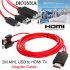  Indonesia Direct  Android Hdmi Hd Video Cable for Samsung S3 S4 S5 Note2 Note3 Note4 red